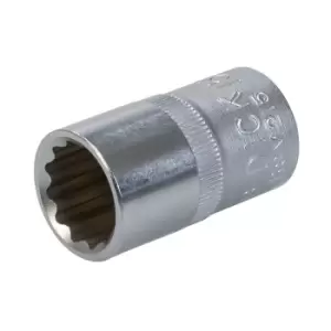 image of King Dick HSM215 Socket 1/2" SD 12pt Metric 15mm