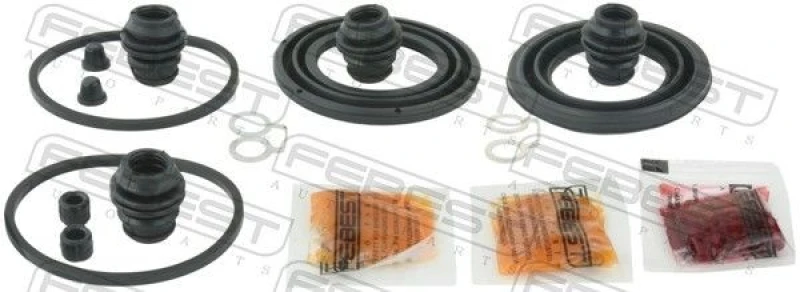 Image of FEBEST 0175-ACU30F Brake Caliper Repair Kit Front Axle Repair Kit,brake caliper (405)