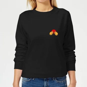 Image of Disney Mickey Mouse Backside Womens Sweatshirt - Black - XL