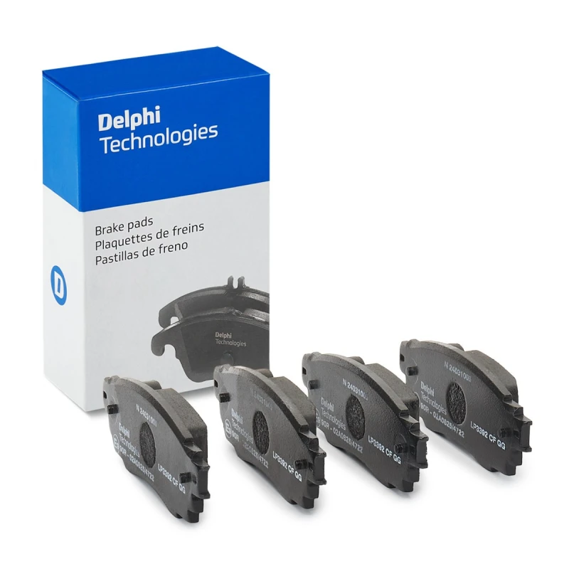 Image of DELPHI Brake pad set DELPHI LP3392