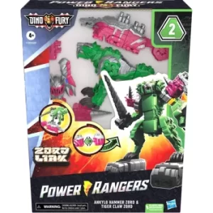 Image of Power Rangers DNF Pink and Green Comb Zords
