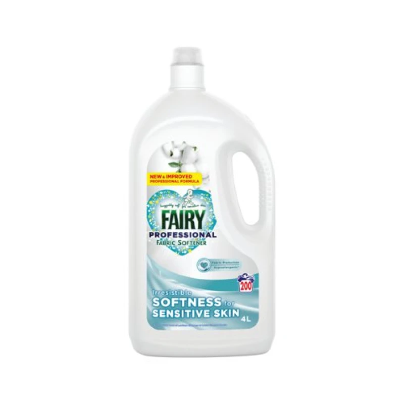 Image of Fairy Professional Sensitive Fabric Softener Liquid 4L (2 Pack) C010421