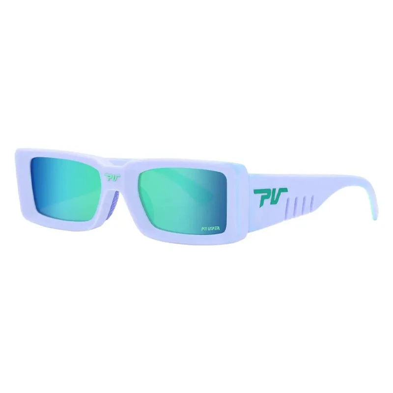 Image of Sunglasses Pit Viper The Moontower Low Bones Bleu Unisex TU
