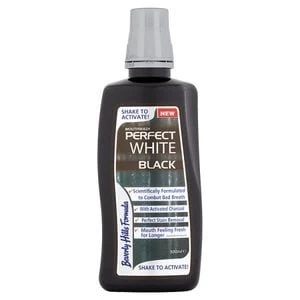 image of Beverly Hills Formula Perfect White Black Mouthwash 500ml