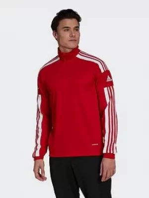 Image of adidas Squadra 21 Training Top, Red/White, Size 2XL, Men
