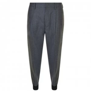 Image of DKNY Reverse Pleated Trousers - Vnt Heather Gry