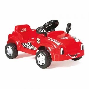 Image of Charles Bentley Dolu Red My First Pedal Car ABS plastic injection moulded body, Rubber wheels