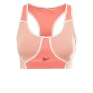 Image of Reebok Lux Racer Colorblocked Padded Bra Womens - Canyon Coral
