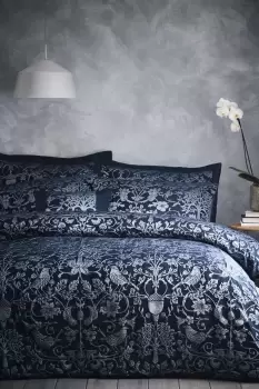 Image of Oak Tree Jacquard Duvet Cover Set