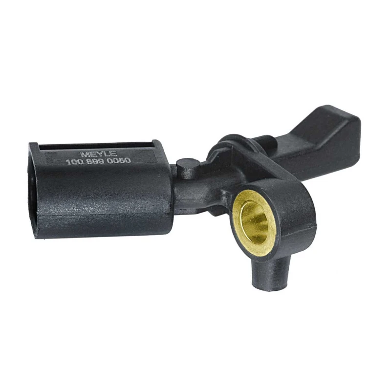 Image of MEYLE 100 899 0050 ABS Sensor Original Quality, Rear Axle Left, without cable Sensor,wheel speed (412)