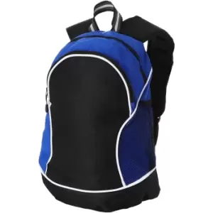 Image of Bullet Boomerang Backpack (29 x 18 x 42 cm) (Solid Black/Royal Blue)