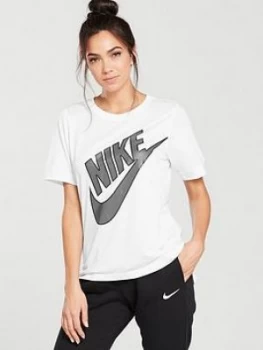 Image of Nike Sportswear Futura Tee White Size M Women