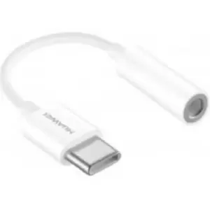 Image of Huawei Cell phone Adapter [1x USB-C plug - 1x Jack socket 3.5 mm] USB-C , Audio stereo (3.5mm jack)