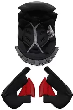 Image of LS2 FF900 Valiant II Inner Lining & Cheek Pads, black, Size 3XL, black, Size 3XL