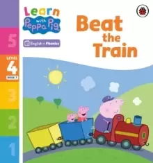 Image of Learn with Peppa Phonics Level 4 Book 7 - Beat the Train (Phonics Reader)