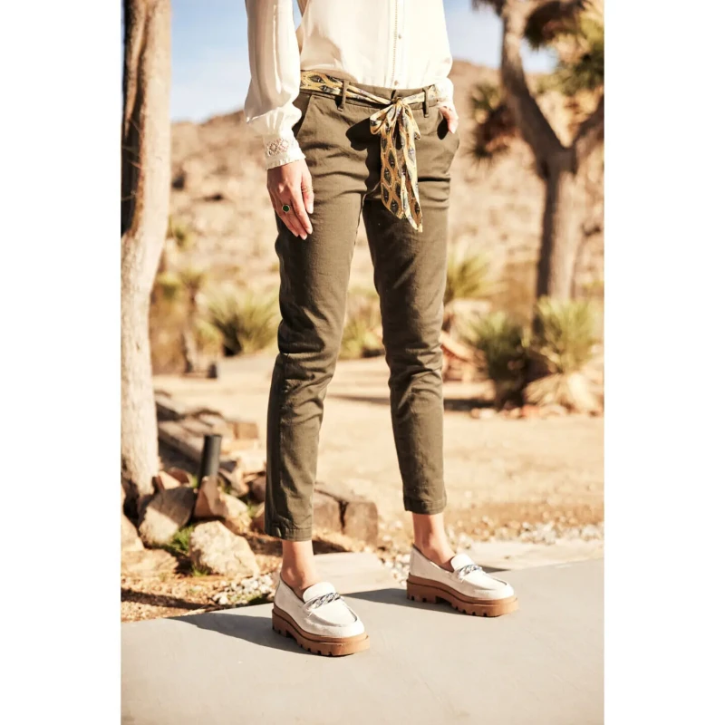 Image of Freeman T Porter Womens chino pants Freeman T Porter Claudia Felicita Noir Female 25