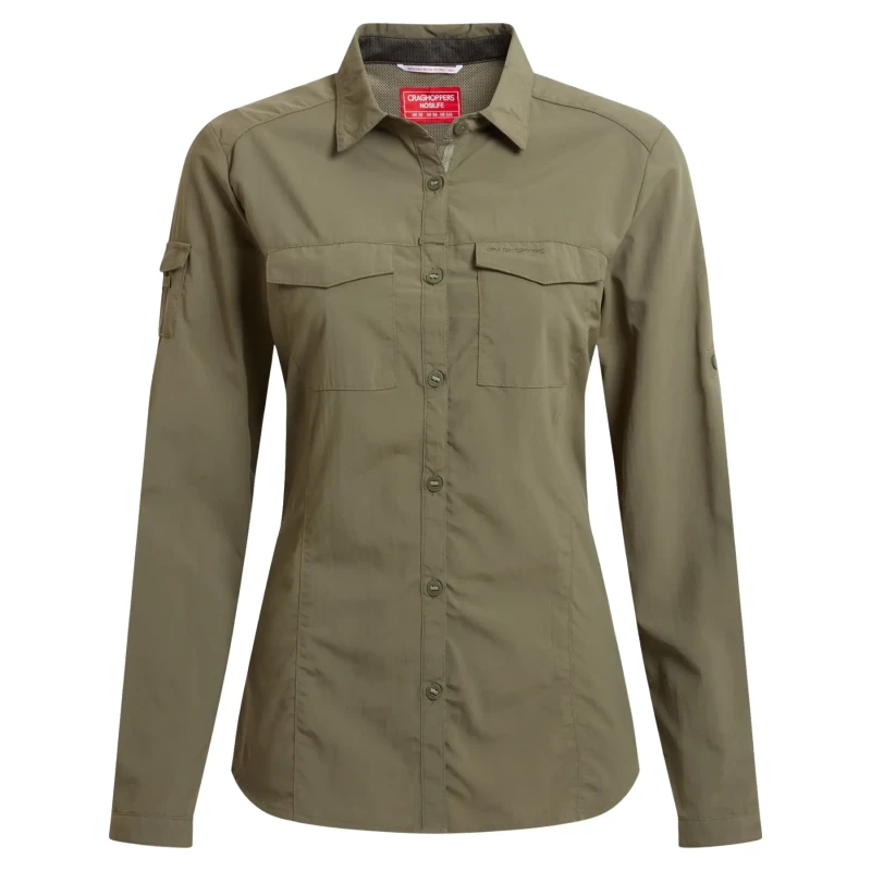Image of Womens long sleeve shirt Craghoppers NosiLife Adventure III Vert Female 50