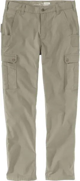 Image of Relaxed Ripstop Cargo Work Pants, grey, Size 36