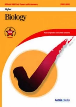 Image of Biology Higher Sqa Past Papers Paperback