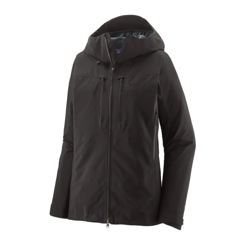 Image of Womens zip-up hoodie Patagonia Pluma PRO Noir Female XS