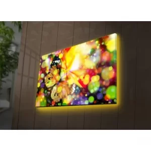 Image of 4570DACT-59 Multicolor Decorative LED Lighted Canvas Painting