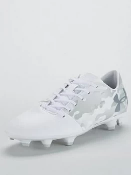 Image of Urban Armor Gear Mens Spotlight Dl Firm Ground Football Boots White Size 10 Men
