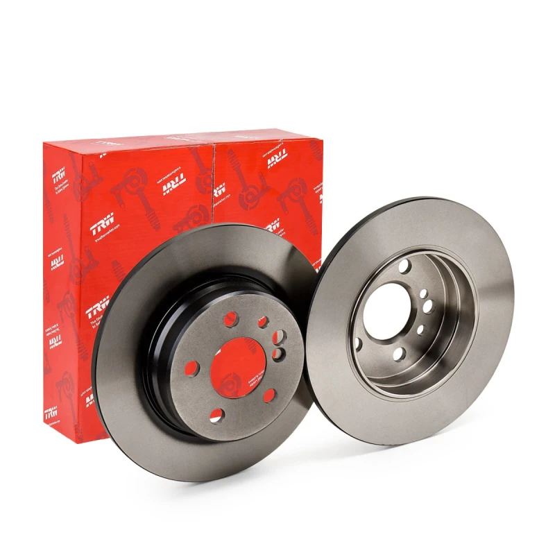 Image of TRW DF2594 Brake disc solid, Painted Brake Disc (82)