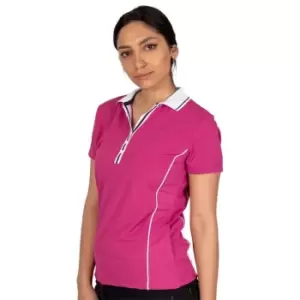 image of Under Par Golf Polo Ladies - Red