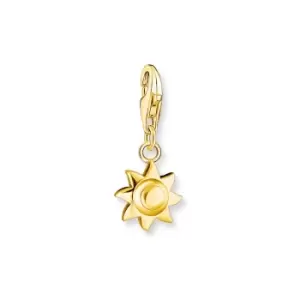 image of THOMAS SABO Gold Plated Sun Charm