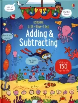Image of Usborne lift-the-flap adding & subtracting by Rosie Hore