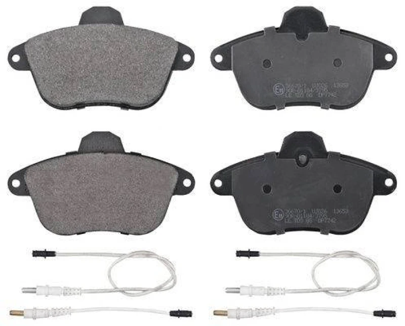 Image of A.B.S. 36670/1 Brake pad set incl. wear warning contact Brake Pad Set,disc brake (402)