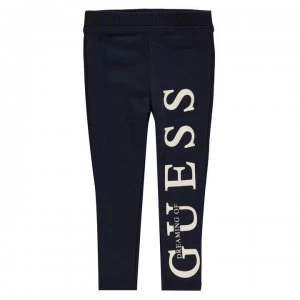 Guess Logo Leggings - Black DEKB