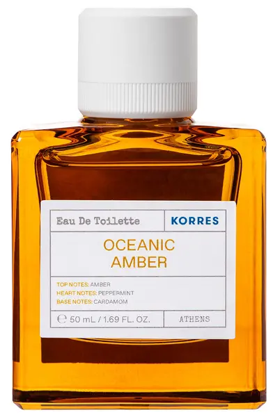 image of Korres Oceanic Amber Eau de Toilette For Him 50ml