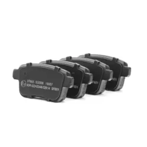 Image of A.B.S. Brake pad set MERCEDES-BENZ,RENAULT,NISSAN 37665 4154210400,4154210410,A4154210410 4406000Q3B,4406000Q3E,440604876R,440606267R,7701209869