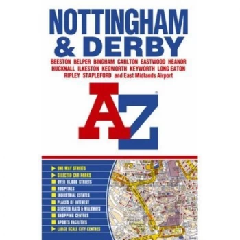 Image of Nottingham and Derby Street Atlas Paperback