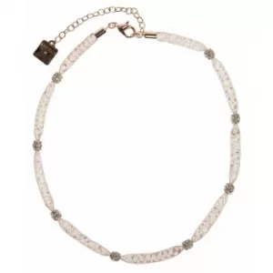 image of Ladies Anne Klein Rose Gold Plated A Little Sparkle Necklace