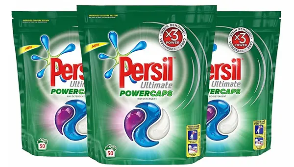 image of Persil Ultimate PowerCaps Bio Detergent 50x Capsules