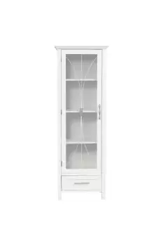 Image of Delaney Bathroom Wooden Free Standing Linen Storage Cabinet