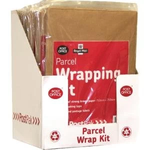 image of Post Office Brown Post Pack Wrap Kit Pack of 10 39124016