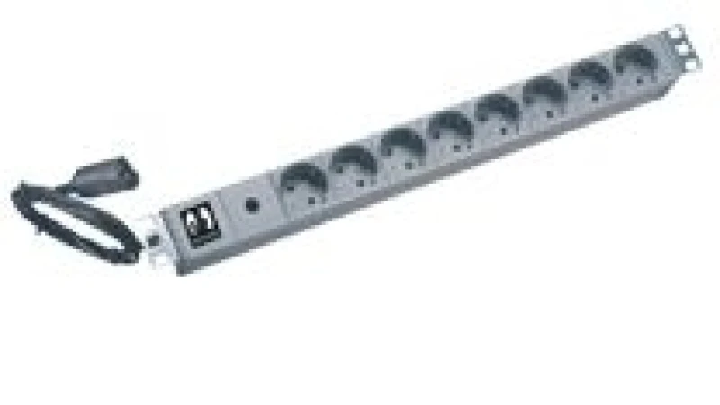 Image of ONLINE USV-Systeme 19" USV-Steckdosenleiste power extension 2 m