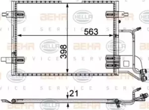 Image of Condenser Air Conditioning 8FC351301-401 by BEHR