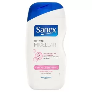 image of Sanex Micellar Hypoallergenic Face and Body Shower