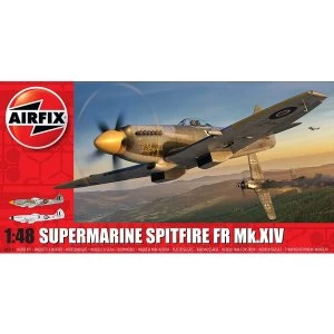 Image of Supermarine Spitfire FR Mk.XIV Airfix 1:48 Model Kit