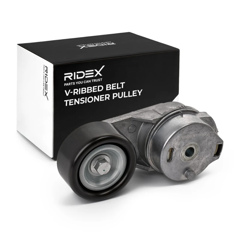 Image of RIDEX 310T0387 Tensioner Pulley Tensioner Pulley,v-ribbed belt (310)