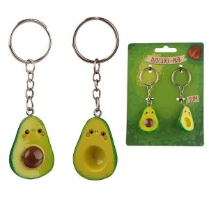 Image of Collectable Set of 2 Avocado Keyrings
