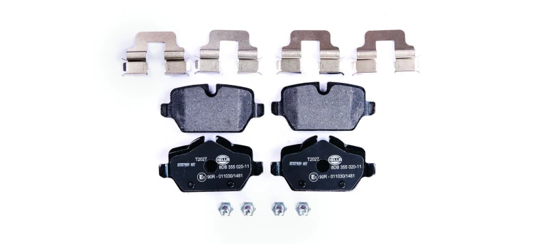 Image of HELLA Brake pad set HELLA 8DB 355 020-111
