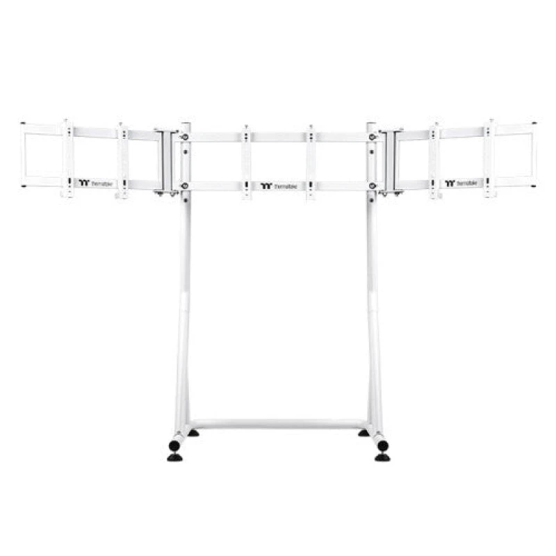 Image of Thermaltake Thermaltake GEA-RMS-TMSWHT-01 monitor mount / stand 139.7cm (55") Floor White GEA-RMS-TMSWHT-01