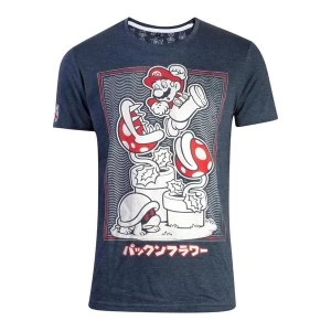Image of Nintendo - Piranha Plant Unisex XX-Large T-Shirt - Blue