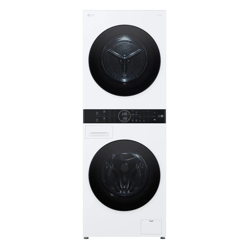 Image of LG AI Direct Drive WT1210WWF WiFi Connected 12Kg / 10Kg Heat Pump Washer Dryer with 1400 rpm - White - C Rated [Wash&Dry], A Rated [Wash Only]