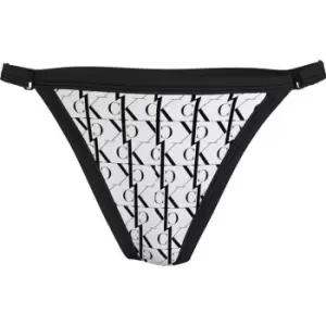 Image of Calvin Klein String Cheeky Bikini Bottoms - White